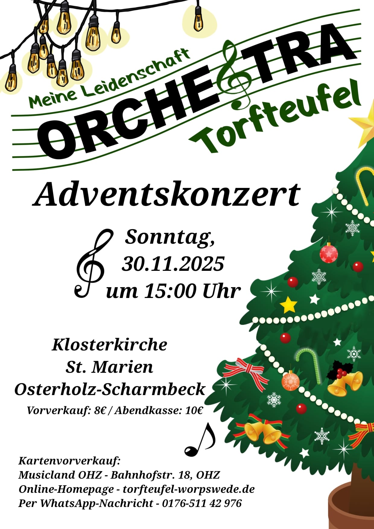 Plakat für das Kirchenkonzert 2025